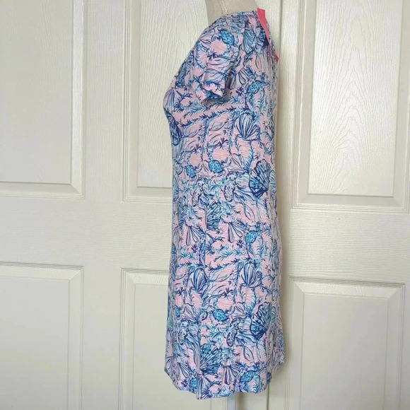 Lilly Pulitzer Essie Dress Magnolia Lilac A Little Jelly Seashell Print … - Picture 4 of 7